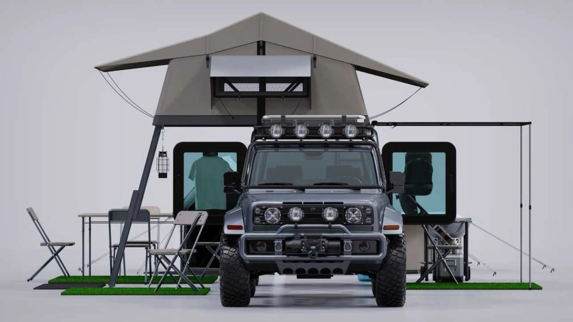 Alpha CAMP concept, la caravana todoterreno que viene con coche incluido