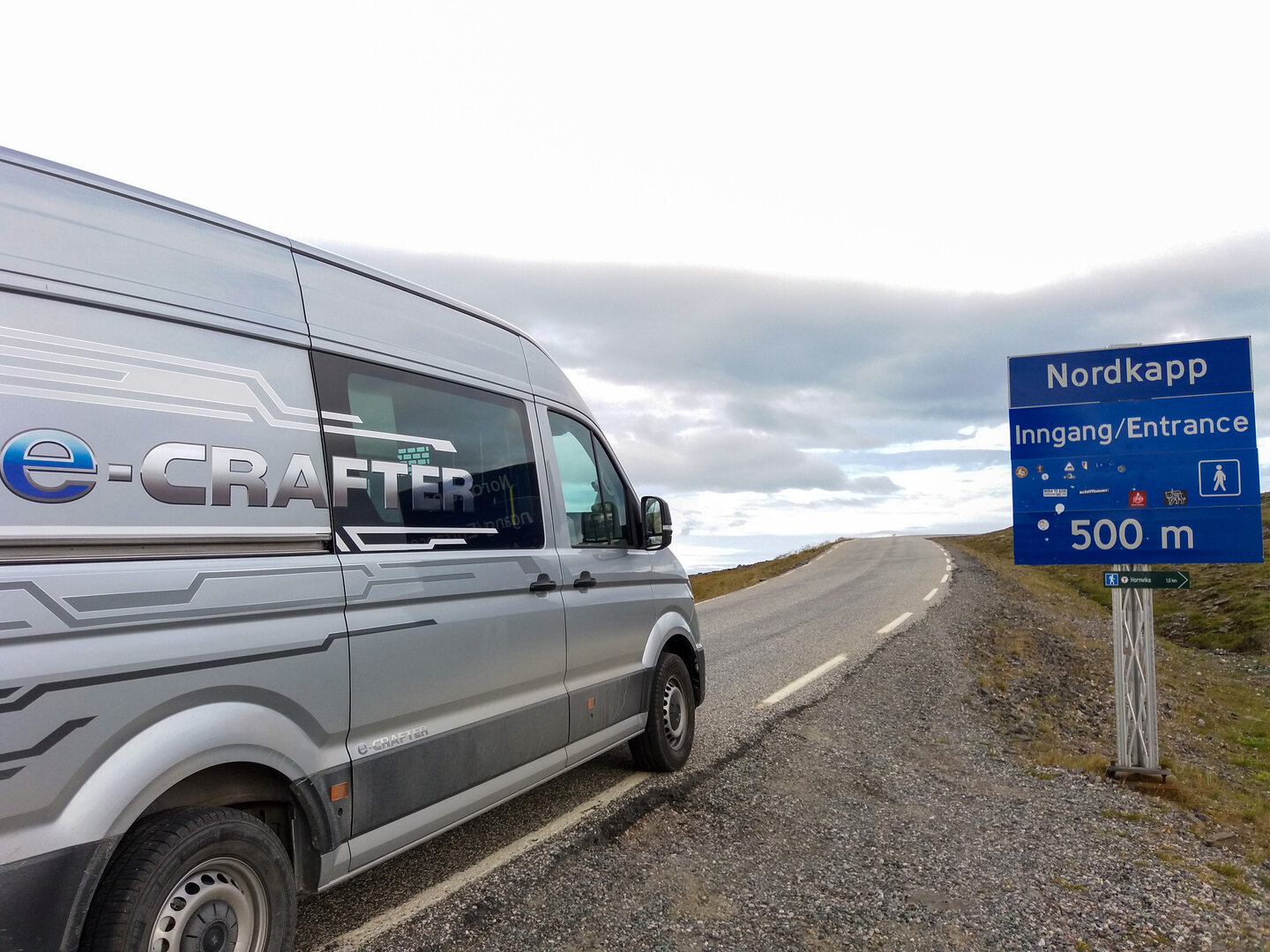 De Hannover al Cabo Norte con una Volkswagen e-Crafter camperizada