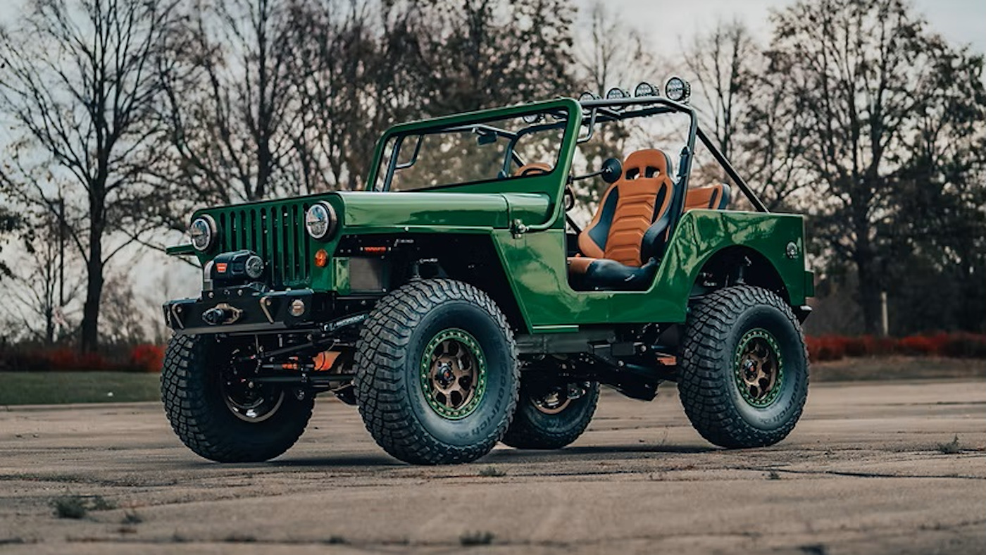 Este 4×4 se parece a un Jeep Willys CJ, pero moderno y crecido en tamaño