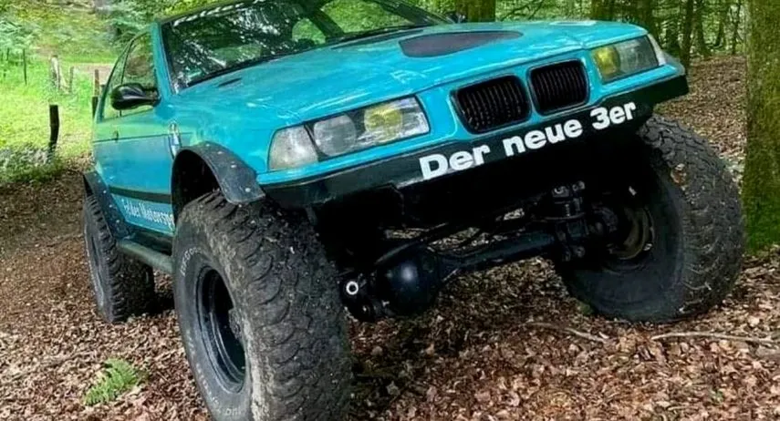 BMW Serie 3 E36 convertido en monster truck (1)