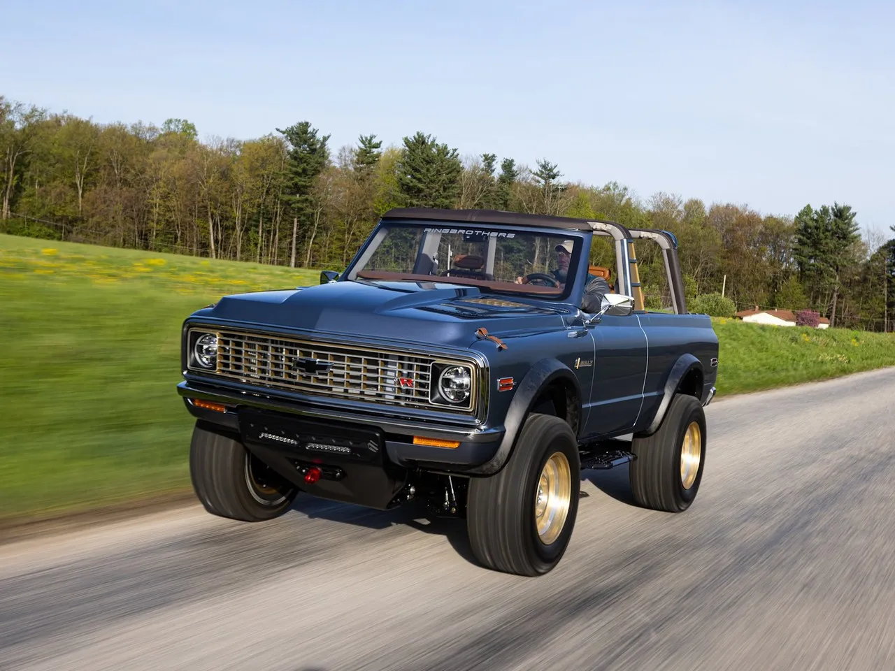 Un Blazer del 72 con 1.200 CV sale a subasta con Mecum